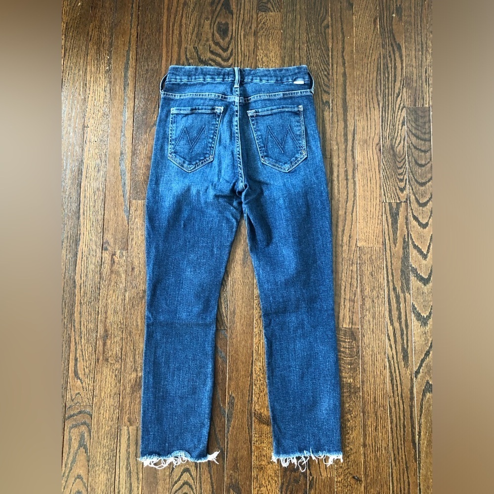 MOTHER Women’s 26 Looker Ankle Fray High-Rise Skinny Jeans - Girl Crush - EUC! - Picture 14 of 15